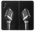 W1672 Retro Microphone Jazz Music Hard Case and Leather Flip Case For Samsung Galaxy M11