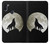 W1981 Wolf Howling at The Moon Hard Case and Leather Flip Case For Samsung Galaxy M11