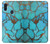 W2685 Aqua Turquoise Gemstone Graphic Printed Hard Case and Leather Flip Case For Samsung Galaxy M11