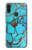 W2685 Aqua Turquoise Gemstone Graphic Printed Hard Case and Leather Flip Case For Samsung Galaxy M11