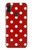 W2951 Red Polka Dots Hard Case and Leather Flip Case For Samsung Galaxy M11