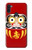 W3045 Japan Good Luck Daruma Doll Hard Case and Leather Flip Case For Samsung Galaxy M11