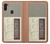 W3165 FM AM Wooden Receiver Graphic Hard Case and Leather Flip Case For Samsung Galaxy M11