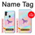 W3203 Rainbow Unicorn Hard Case and Leather Flip Case For Samsung Galaxy M11