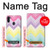 W3514 Rainbow Zigzag Hard Case and Leather Flip Case For Samsung Galaxy M11