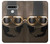 W2645 Vintage Brown Goggles Motorcycle Helmet Hard Case and Leather Flip Case For LG Stylo 6