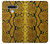 W3365 Yellow Python Skin Graphic Print Hard Case and Leather Flip Case For LG Stylo 6