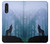 W0935 Wolf Howling in Forest Hard Case and Leather Flip Case For LG Velvet