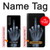 W1143 X-ray Hand Middle Finger Hard Case and Leather Flip Case For LG Velvet