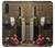 W1316 Grapes Bottle and Glass of Red Wine Hard Case and Leather Flip Case For LG Velvet