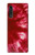 W2480 Tie Dye Red Hard Case and Leather Flip Case For LG Velvet