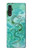 W2653 Dragon Green Turquoise Stone Graphic Hard Case and Leather Flip Case For LG Velvet