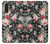 W2727 Vintage Rose Pattern Hard Case and Leather Flip Case For LG Velvet