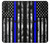 W3244 Thin Blue Line USA Hard Case and Leather Flip Case For LG Velvet