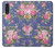 W3265 Vintage Flower Pattern Hard Case and Leather Flip Case For LG Velvet