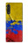 W3306 Colombia Flag Vintage Football Graphic Hard Case and Leather Flip Case For LG Velvet