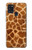 W0422 Giraffe Skin Hard Case and Leather Flip Case For Samsung Galaxy A21s