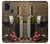 W1316 Grapes Bottle and Glass of Red Wine Hard Case and Leather Flip Case For Samsung Galaxy A21s