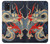 W2073 Japan Dragon Art Hard Case and Leather Flip Case For Samsung Galaxy A21s