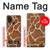 W2326 Giraffe Skin Hard Case and Leather Flip Case For Samsung Galaxy A21s