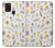 W2354 Pastel Flowers Pattern Hard Case and Leather Flip Case For Samsung Galaxy A21s