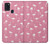 W2858 Pink Flamingo Pattern Hard Case and Leather Flip Case For Samsung Galaxy A21s