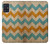 W3033 Vintage Wood Chevron Graphic Printed Hard Case and Leather Flip Case For Samsung Galaxy A51 5G [for A51 5G only. NOT for A51]