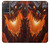 W0414 Fire Dragon Hard Case and Leather Flip Case For Samsung Galaxy A71 5G [for A71 5G only. NOT for A71]