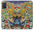 W0454 Japan Tattoo Hard Case and Leather Flip Case For Samsung Galaxy A71 5G [for A71 5G only. NOT for A71]