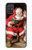 W1417 Santa Claus Merry Xmas Hard Case and Leather Flip Case For Samsung Galaxy A71 5G [for A71 5G only. NOT for A71]