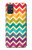 W2362 Rainbow Colorful Shavron Zig Zag Pattern Hard Case and Leather Flip Case For Samsung Galaxy A71 5G [for A71 5G only. NOT for A71]