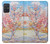 W2450 Van Gogh Peach Tree Blossom Hard Case and Leather Flip Case For Samsung Galaxy A71 5G [for A71 5G only. NOT for A71]