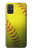 W3031 Yellow Softball Ball Hard Case and Leather Flip Case For Samsung Galaxy A71 5G [for A71 5G only. NOT for A71]