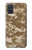 W3294 Army Desert Tan Coyote Camo Camouflage Hard Case and Leather Flip Case For Samsung Galaxy A71 5G [for A71 5G only. NOT for A71]