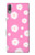 W3500 Pink Floral Pattern Hard Case and Leather Flip Case For Sony Xperia L3