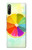 W3493 Colorful Lemon Hard Case and Leather Flip Case For Sony Xperia L4