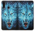 W0752 Blue Fire Grim Wolf Hard Case and Leather Flip Case For Samsung Galaxy A20s