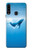 W0843 Blue Whale Hard Case and Leather Flip Case For Samsung Galaxy A20s