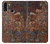 W2714 Rust Steel Texture Graphic Printed Hard Case and Leather Flip Case For Samsung Galaxy A20s