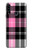 W3091 Pink Plaid Pattern Hard Case and Leather Flip Case For Samsung Galaxy A20s