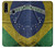 W3297 Brazil Flag Vintage Football Graphic Hard Case and Leather Flip Case For Samsung Galaxy A20s