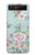 W3494 Vintage Rose Polka Dot Hard Case For Samsung Galaxy Z Flip 5G