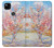 W2450 Van Gogh Peach Tree Blossom Hard Case and Leather Flip Case For Google Pixel 4a