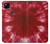 W2480 Tie Dye Red Hard Case and Leather Flip Case For Google Pixel 4a