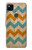 W3033 Vintage Wood Chevron Graphic Printed Hard Case and Leather Flip Case For Google Pixel 4a