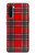 W2374 Tartan Red Pattern Hard Case and Leather Flip Case For OnePlus Nord