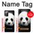 W1072 Panda Bear Hard Case and Leather Flip Case For Samsung Galaxy Note 20