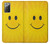 W1146 Yellow Sun Smile Hard Case and Leather Flip Case For Samsung Galaxy Note 20