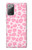 W2213 Pink Leopard Pattern Hard Case and Leather Flip Case For Samsung Galaxy Note 20