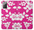 W2246 Hawaiian Hibiscus Pink Pattern Hard Case and Leather Flip Case For Samsung Galaxy Note 20